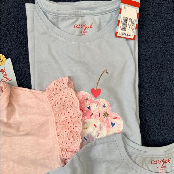 Big Girls Size L 10/12, 10/12 Plus Shirt Bundle - Picture 5 of 5
